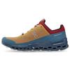 On Ultra Cushioning Slip Resistant Low Top Running Shoes Men's Bronze Marine Blue 44.98429