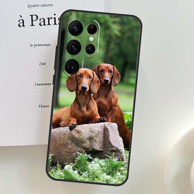 

Dachshund Dog Case For Samsung Galaxy S26 Ultra S25 S24 S22 S21 S23 Ultra Plus S10 S20 S25 FE Phone Cover Galaxy S25