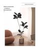Luxurious Black Gold Ficus Elastica Artificial Tree: Indoor Ornament and Floor Decoration