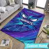 Custom NameCharlotte Logo Art Carpet, Indoor Rug, Chair Rug, Living Rooms, Doormat Made From Polyester Home Decor Birthday Christmas Gifts