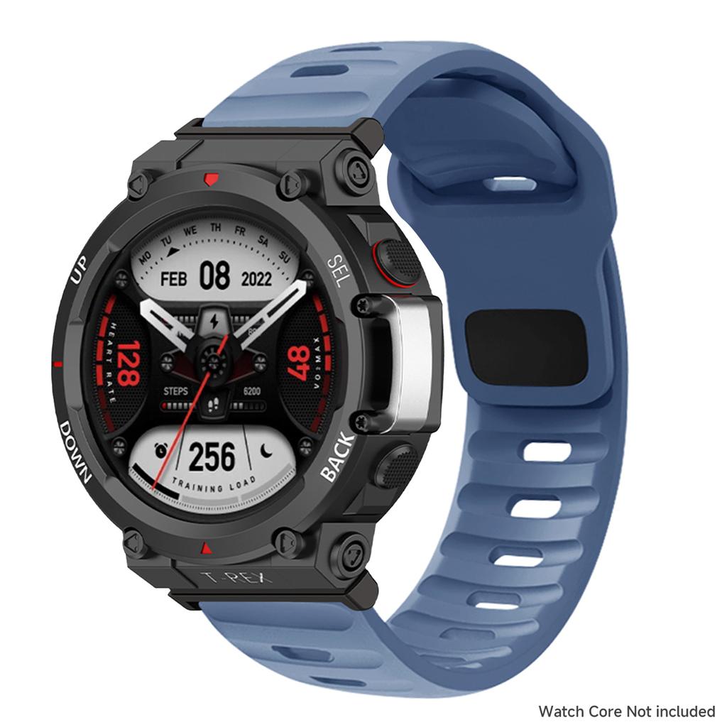 Silicone Strap For Huami Amazfit T-Rex 3/2 Bracelet Loop Wristband For Amazfit T-Rex/pro Correa Belt Replaceable Sport Band