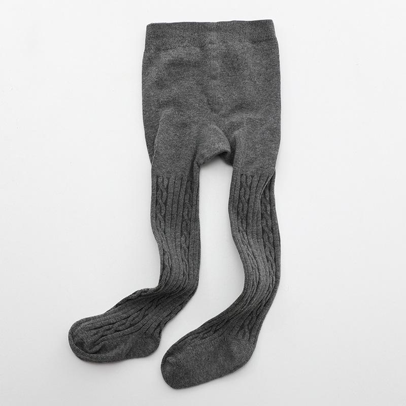 Wiosenne i Jesienne Bawełniane Legginsy Dziecięce: Podkolanówki dla małych dziewczynek - Jednoczęściowa odzież wierzchnia