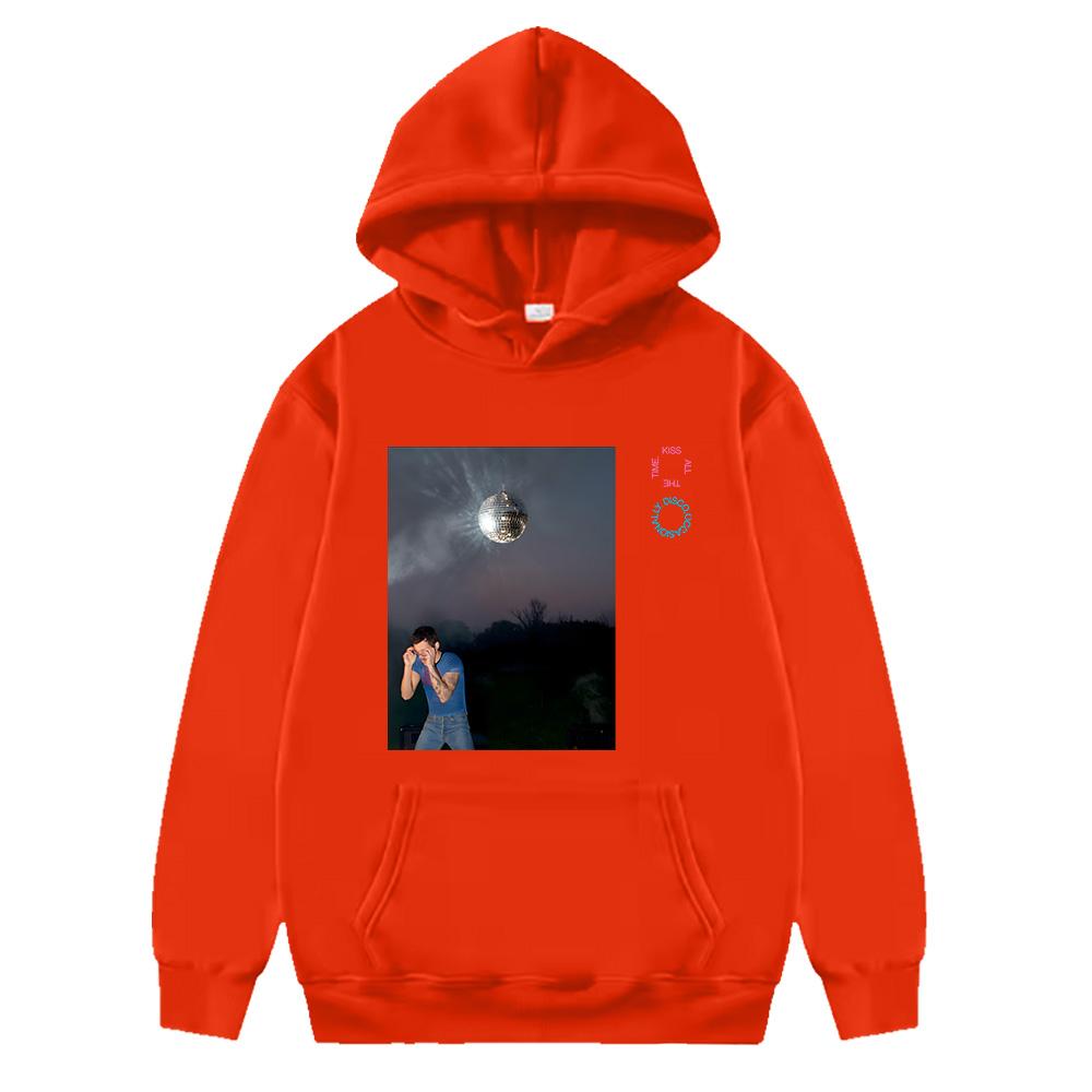 

HarryStyle Kiss All The Time. Disco Occasionally PHOTO Pullover Fashion Hip Hop Music Album Hoodie Unisex High Street Sweatshirt XXXL помаранчевий