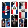 Dominikanische Republik Flagge Handyhüllen Cover Für iPhone 17 Air 16 15 14 12 13 11 Pro MAX apple Plus Hülle