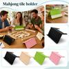 Mahjong Rack - Slide-In Under Stand with Viewing, Foldable Desktop Holder for Mahjong, -Saving 3D Printed Accessory