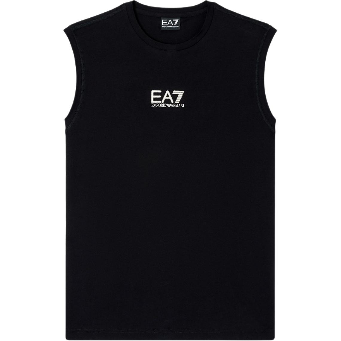Emporio Armani EA7 Pure Cotton Round Neck Sleeveless Vest Men tops 7M001405-AF22264-UC001 XS