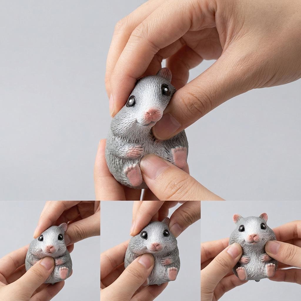 Cute Little Hamster Stress Ball Slow