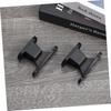 2pcs RV Door Holder Black T-Shaped Nylon Retainer Kit Camper Door Latch Stop Catch for RV Motorhome Trailer Easy Installation Accessories