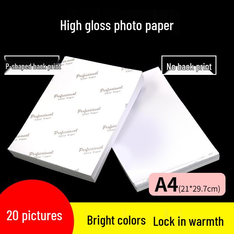 Glossy Inkjet Photo Paper - A3/A4, 5 , 6 , 7 , 10 , Various Weights