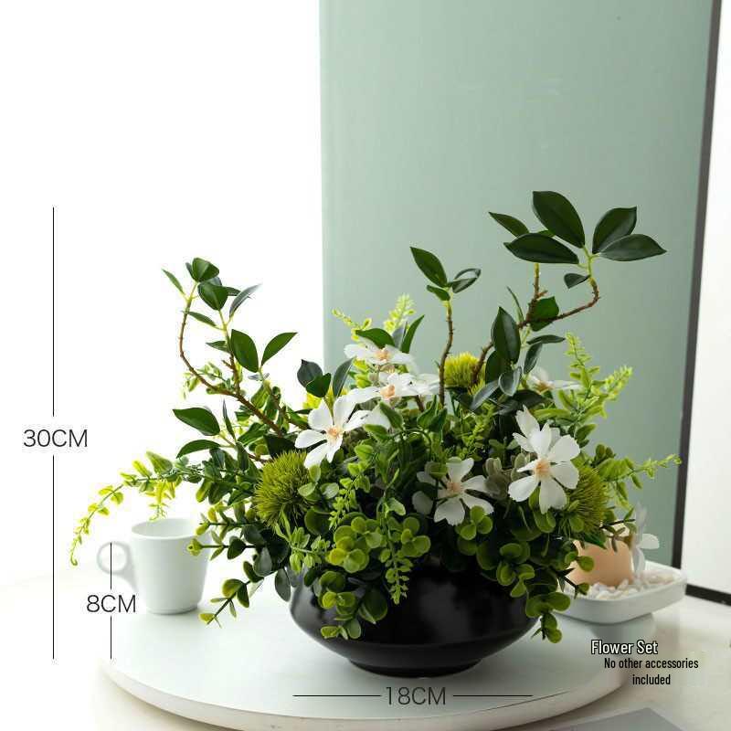 Premium Artificial Green Plants for Home Decor – Perfect for Living Room, Dining Table, TV Stand, or Entryway