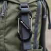 SShaped DoubleGated Carabiner Multifunctional DoublesidedOpening Backpack