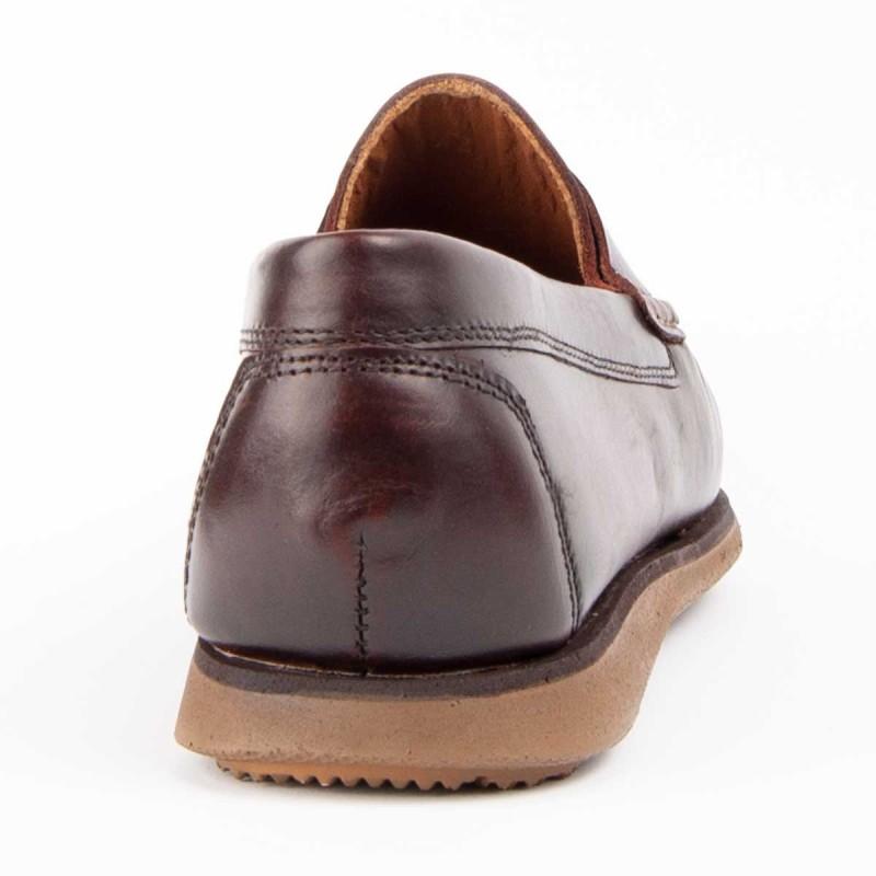 Mocasín De Piel Para Hombre. Purapiel Mocca7 102735