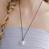 [Hei] Marble Heart String Necklace
