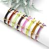 8-Shaped Stainless Steel Buckle 3MM Adjustable 20% Lucky Beaded Weave Bracelet Fashionable Couple Jewelry Wire Rope Bangles