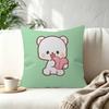 Cartoon MMilk And MMocha   Decorative Pillowcase Square Pillowcase Home Office Decorative Cushion Cover