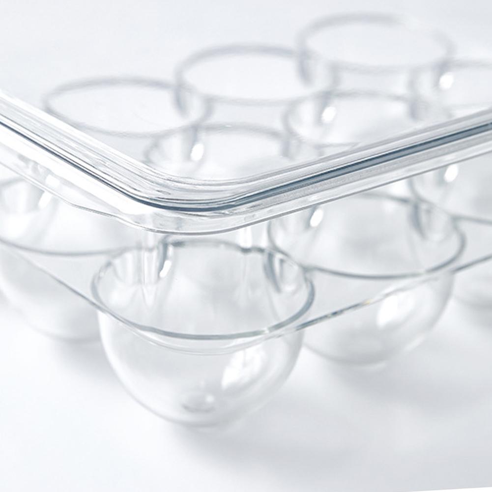 Refrigerator Egg Holder Egg Holder Stackable Egg Storage Bin Holds 12/14 Eggs Sliding Egg Organizer with Lid for Kitchen Storage