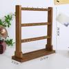 Wooden Jewelry Display Stand Necklace Bracelet Key Holder Hook Storage Rack Earring Pin Brooch Holder Stand Organizer