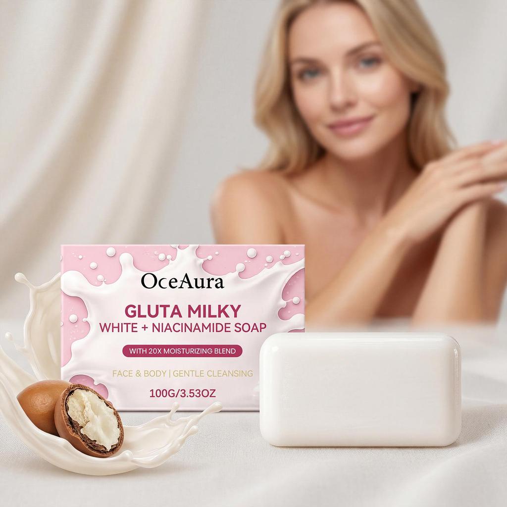 OCEAURA Gentle Care Shower Soap: Refreshing Daily Cleanser for Comfortable Skin