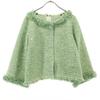 Beauty Products FIGARO Made In Japan Long Sleeve Jacket 36 Green Women Used