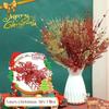 1Pc Glitter Artificial Berries Stems Christmas Decoration Xmas for Home Decor New Year Christmas Tree Wreath Ornaments Accessory