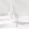 White Nordic Creative Ceramic Vase Home Decoration Dried Flowers Living Room Water Culture Flower Arrangement Flower Device