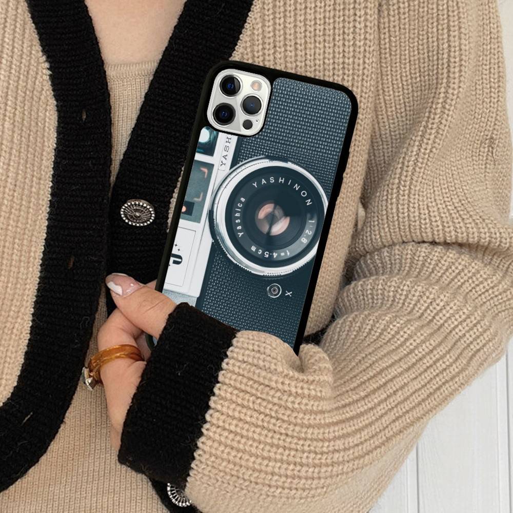 Retro Vintage Camera Shockproof Phone Case For IPhone 11 12 13 14 15 16 17 Pro Max Plus PC TPU Hard Cover
