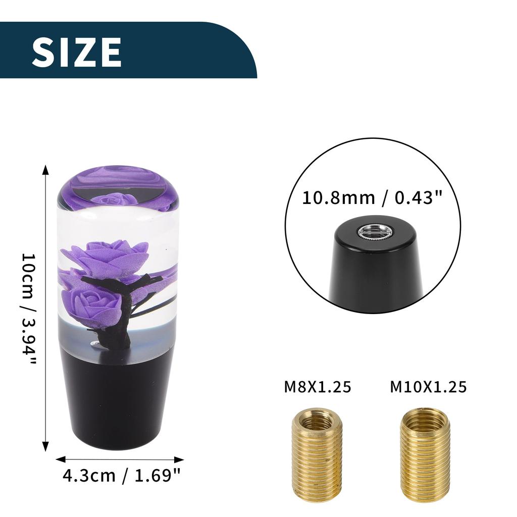 TUCKBOLD 10cm Car Shift Knob | Front Shift Lever Knob Universal for Automatic and
