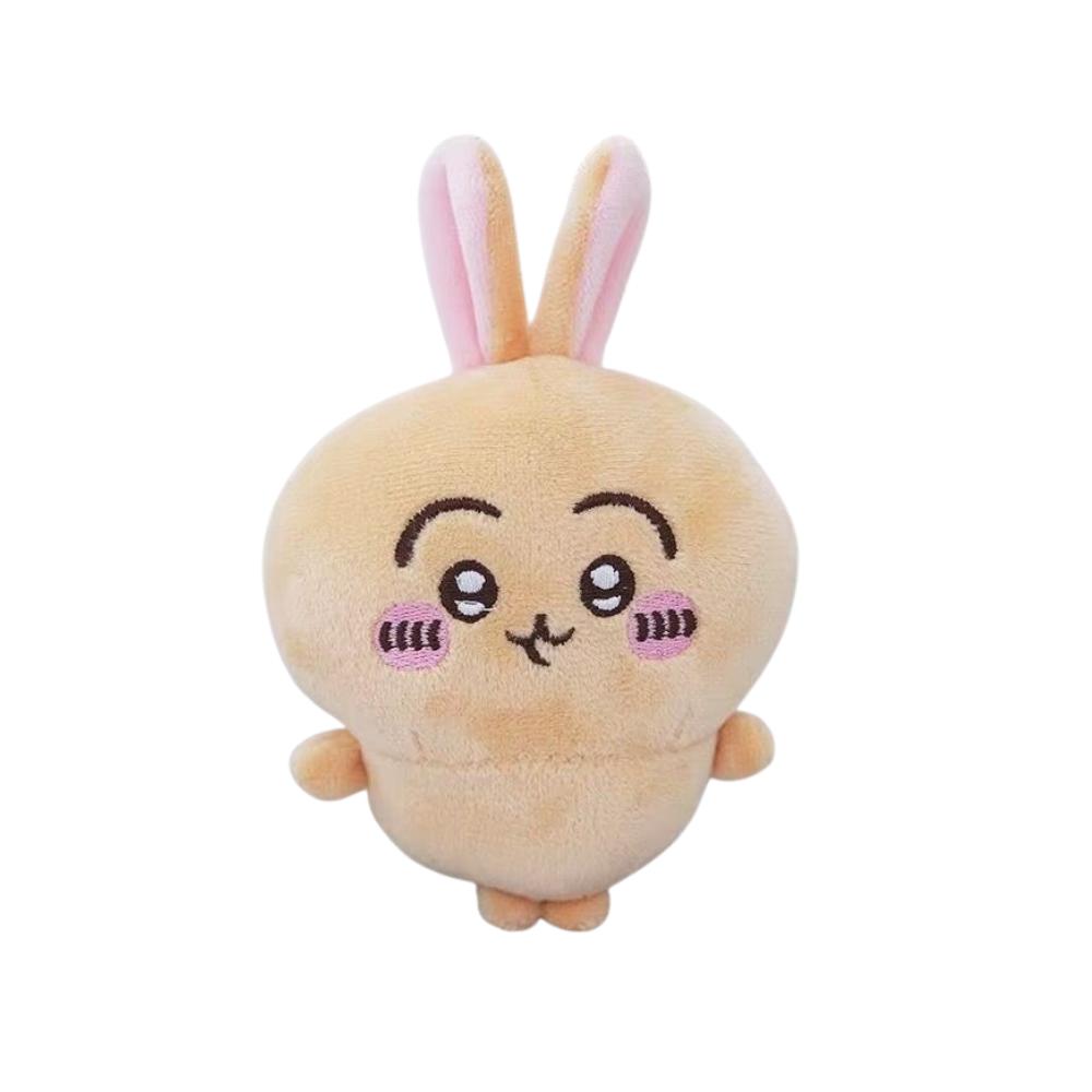 Cute Japanese Kawaii Chiikawa Usaki Selfdeprecat Bear Pendant Plush Toy Doll Cute Bear Schoolbag Hanging Cartoon Rabbit Keychain Gift