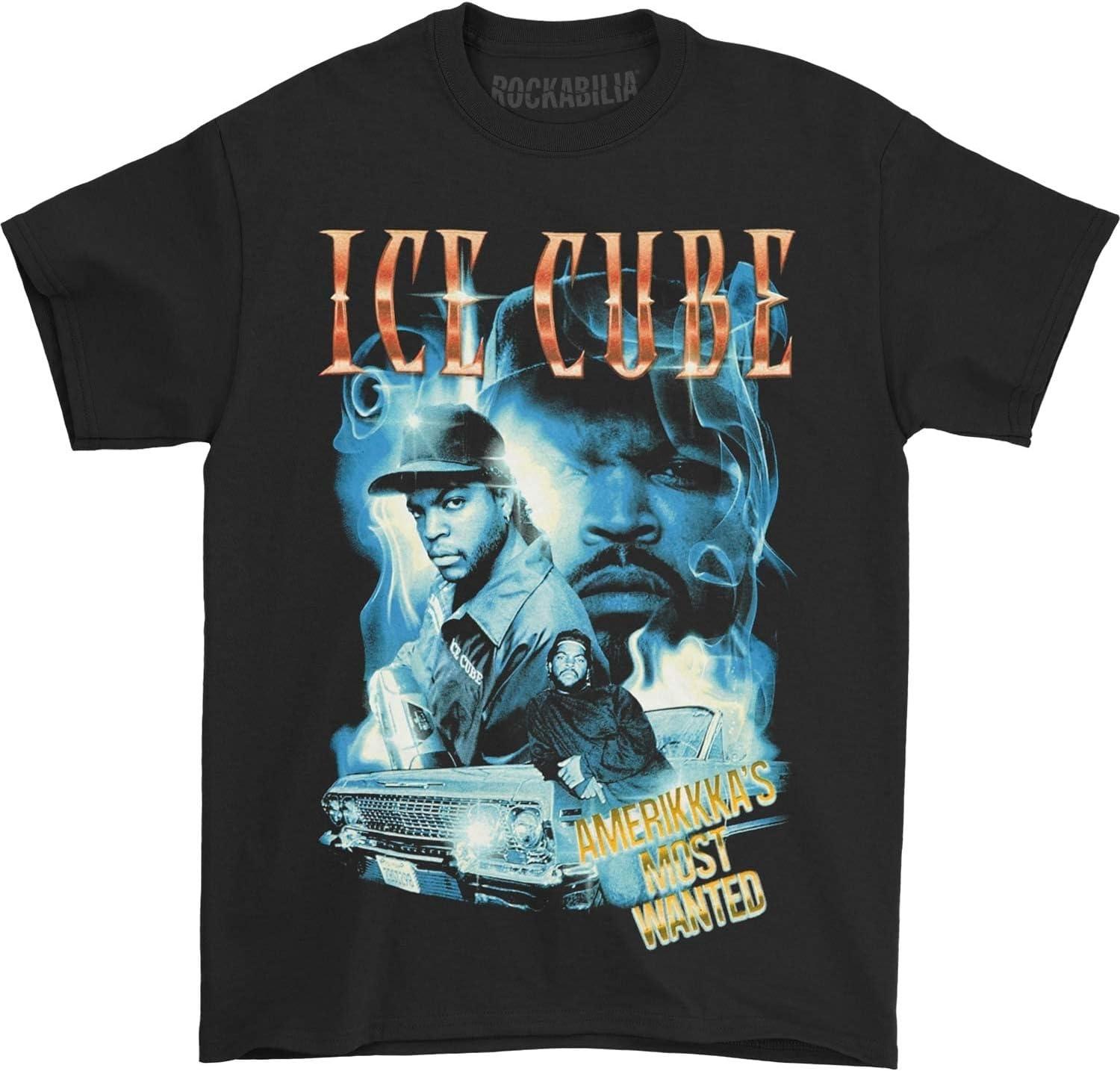 

Ice Cube Men s AMW Smoky Collage T-Shirt XXX-Large Black XXXXXL чорний