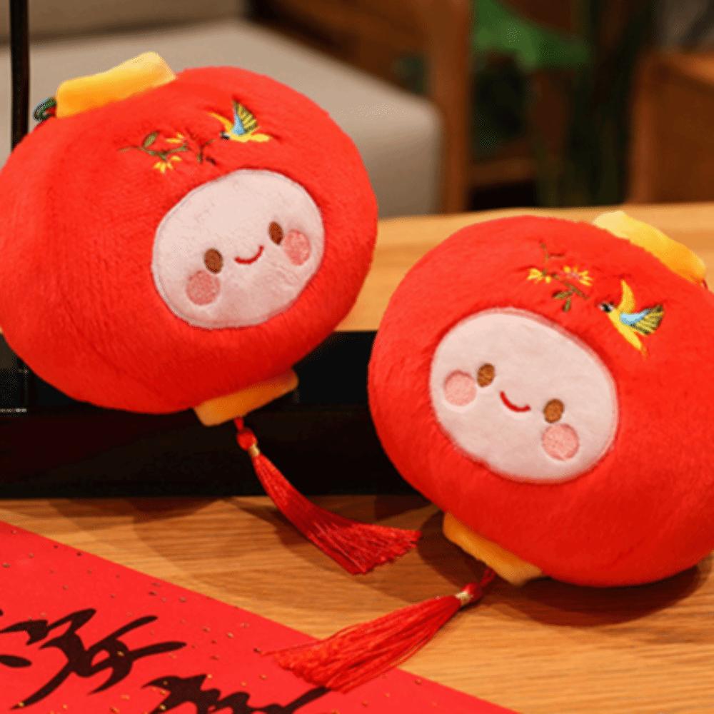 Chinese New Year Hanging Decor Good Luck Spring Festival Ornament Simulation Plush Toys  Window