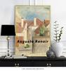 France Pierre-Auguste Renoir Canvas Painting, Auguste Renoir Impressionism Exhibition Museum Poster, Vintage Oil Paint Home Decor No Frame