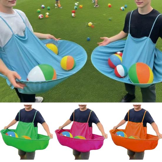 Granny Pants Yard Game Set Interactive Ball Catch Toy with 4 Bouncy Balls Family Reunion Outdoor Game for Adults Kids
