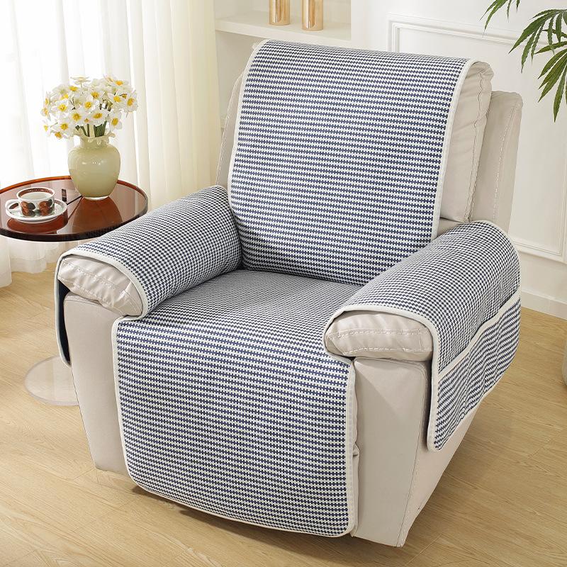 

Простая парчовая хлопковая подушка для дивана Four Seasons, одиночный маникюрный чехол для дивана, встроенная ткань 60*220cm