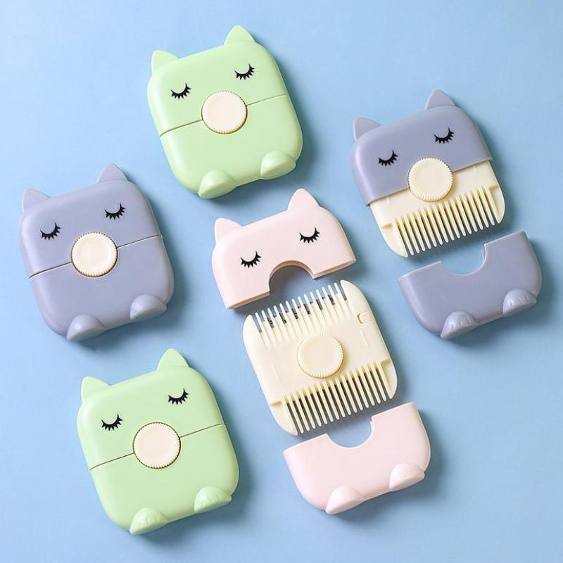 2 In 1 Baby Haircut And Hairdressing Comb Trim Bangs And Broken Hair Bangs Trimmer Manual Portable Children'S Adult Hair Clipper