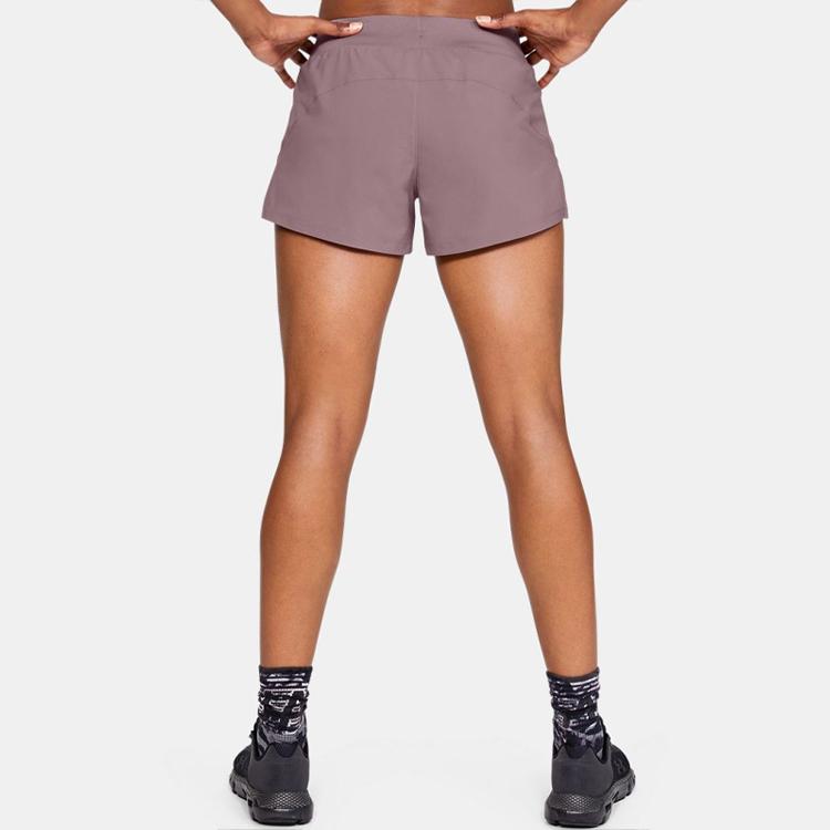 Under Armour Launch SW Go All Day Sports Shorts Women Shorts Silent-Pink 1342837-662