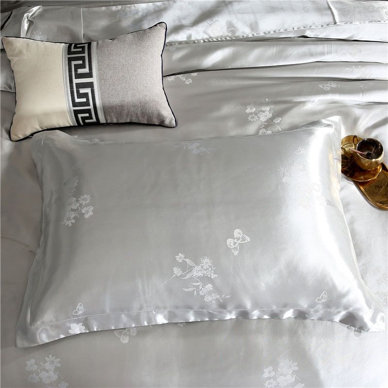 2PCS Europejski styl luksusowe żakardowe koperty poszewki na poduszki 48x74cm Poszewka na poduszkę dla dorosłych Poszewka na poduszkę dekoracyjna satynowa poszewka na poduszkę