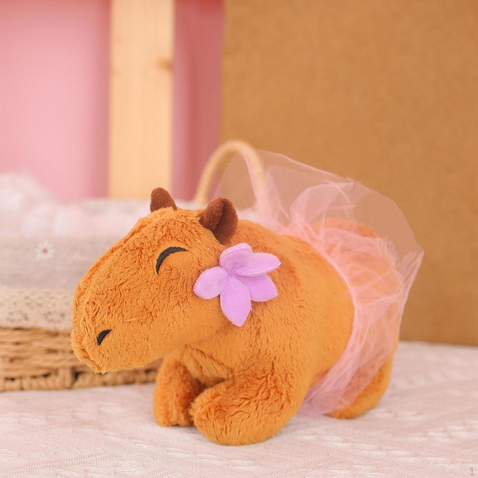 

Игрушка плюшевая морская свинка кукла удобный диван автомобиль украшение дома фигурка взрослые дети подарки Flowers and skirt