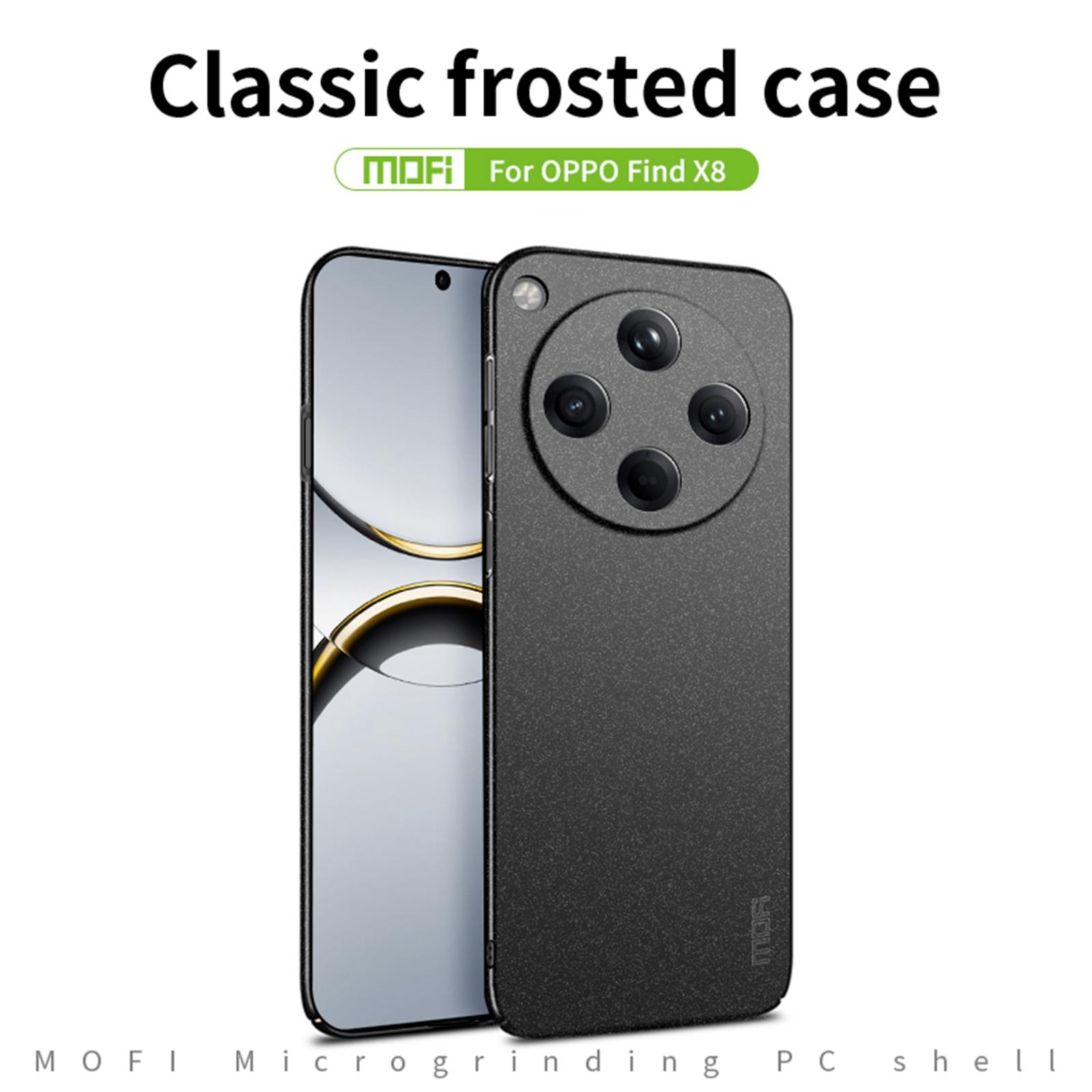 

For Oppo Find X8 5G PC Case MOFI Shield Matte Series Slim Fit Phone Cover Gray