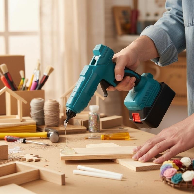 MXLA Battery Operated Hot Glues Guns Fast Heating Hot Glues Guns for Crafts Repair