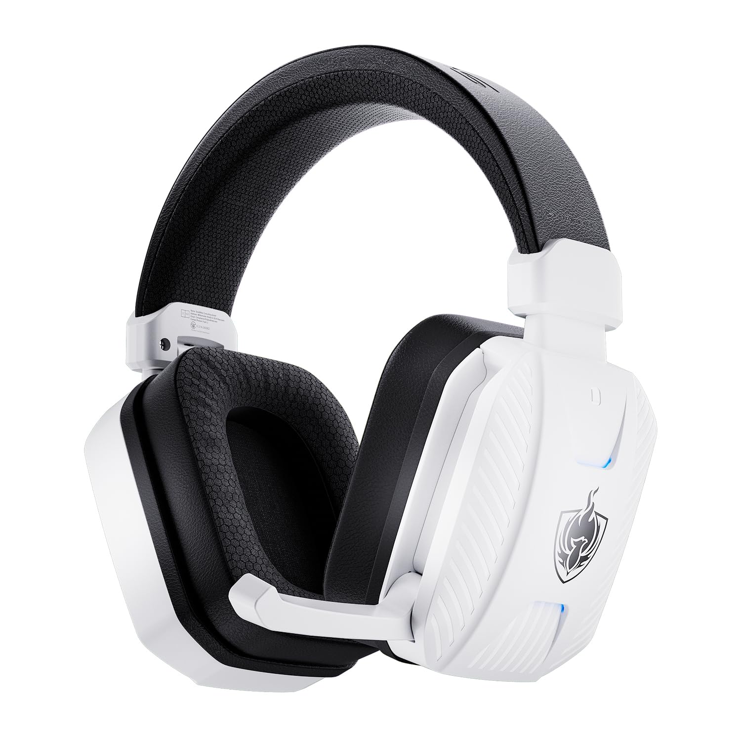 

Беспроводная игровая гарнитура YOTMS с задержкой 50 мм объемного звука RGB 40 часов непрерывной работы Совместима с проводным и беспроводным [Аутентичный] микрофоном, белый