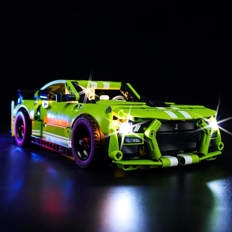 Kyglaring LED Lighting Kit for Lego Technic Lamborghini Huracán Tecnica 42161 (No Model) - Light Set Compatible with 42161 Advanced Sports Car Model