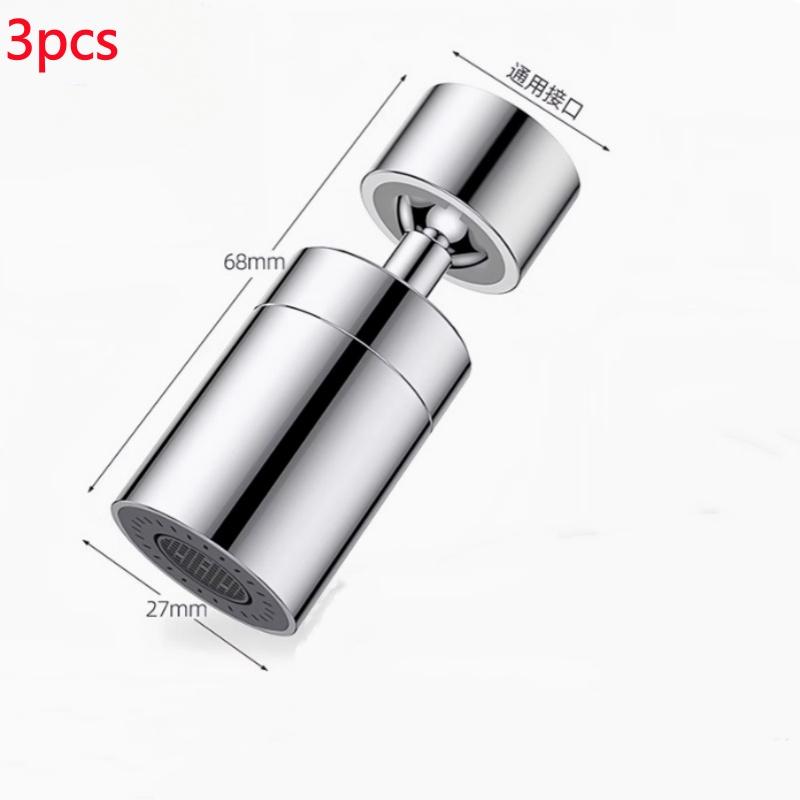 720 Degree Universal Tap Aerator Splash-proof Swivel Water Saving ABS Plastic Faucet Spray Head Wash Basin Tap Extender Adapter