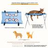 Anti-Scratch Pet Grooming Hammock Support Frame Pet Restraint Station Pet Bathing Rack  Pet Care