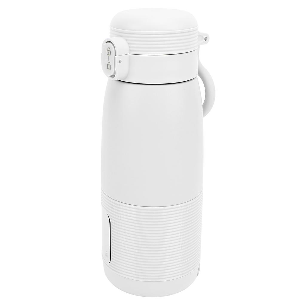 Bærbar Melkevarmer Baby Reise Trådløs Rask Oppvarming USB Oppladbar for Bil Utendørs Hvit