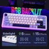 EPOMAKER x AULA F65 Wireless Mechanical Gasket Custom Gaming RGB Linear Technical Standards Certification Reaper 65% Keyboard, Hot-Swappable Keyboard,