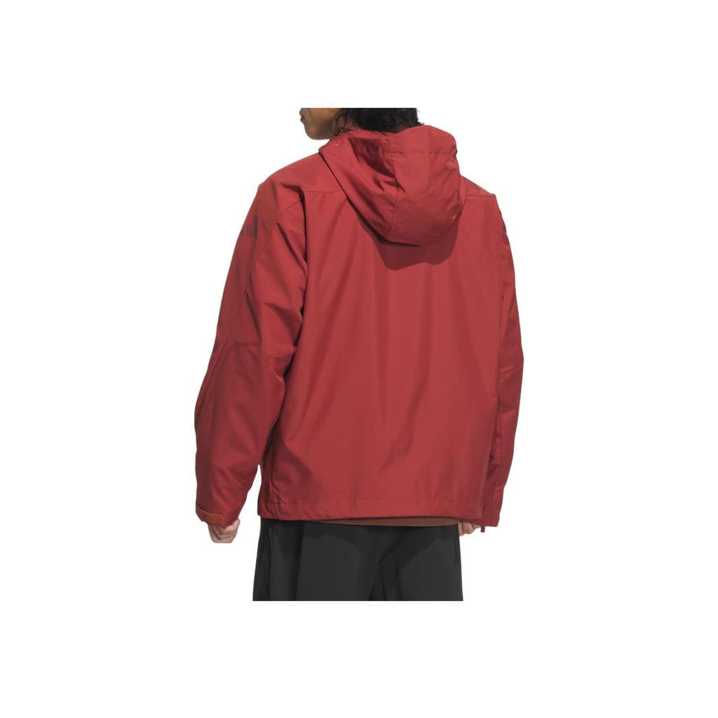 Adidas Warm Comfortable Skin-Friendly Windproof Jacket Men Jacket Soft-Brown Soft-Red JZ8400