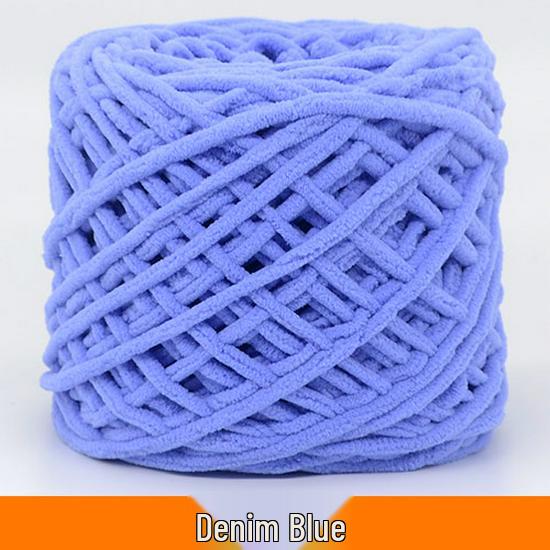 Plush Wool Yarn for Hand-Knitted Crochet Shoes & Slippers