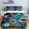 Mandala Pattern Bedding Quilt Set Quilt Cover Pillowcase Home Decoration Gift (1 * duvet cover + 2 * pillowcase, without core)