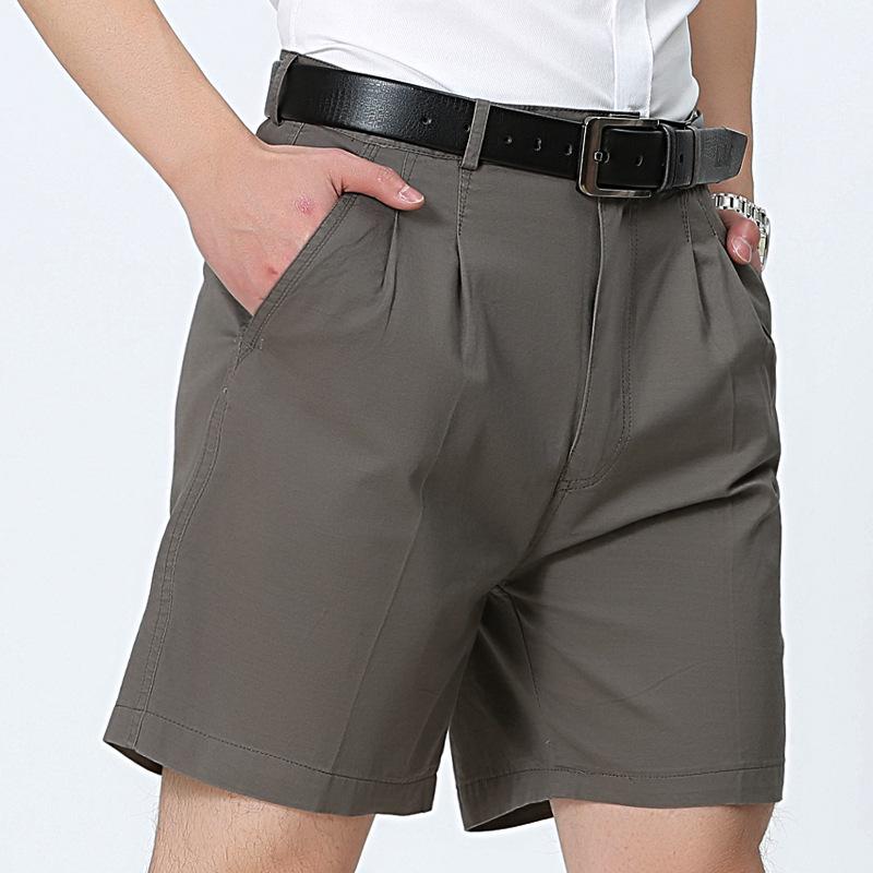 

Men s Mid-Age Casual Cotton Shorts & Business Suit 35 (Waist 2.8 ft) чорний