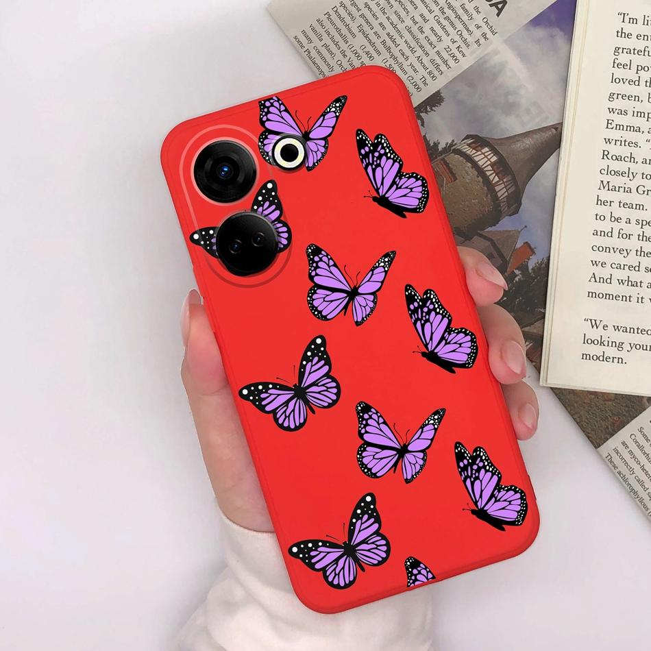 For Tecno Camon 20 Pro 4G 5G Phone Cases Cute Design Matte Silicone Shockproof Black Cover For Tecno Camon20 20Pro Bumper Capa